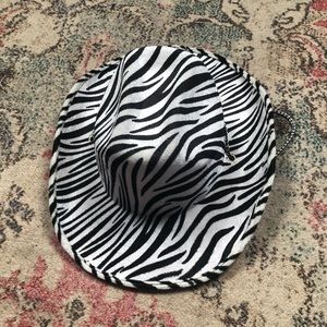Zebra cowboy hat